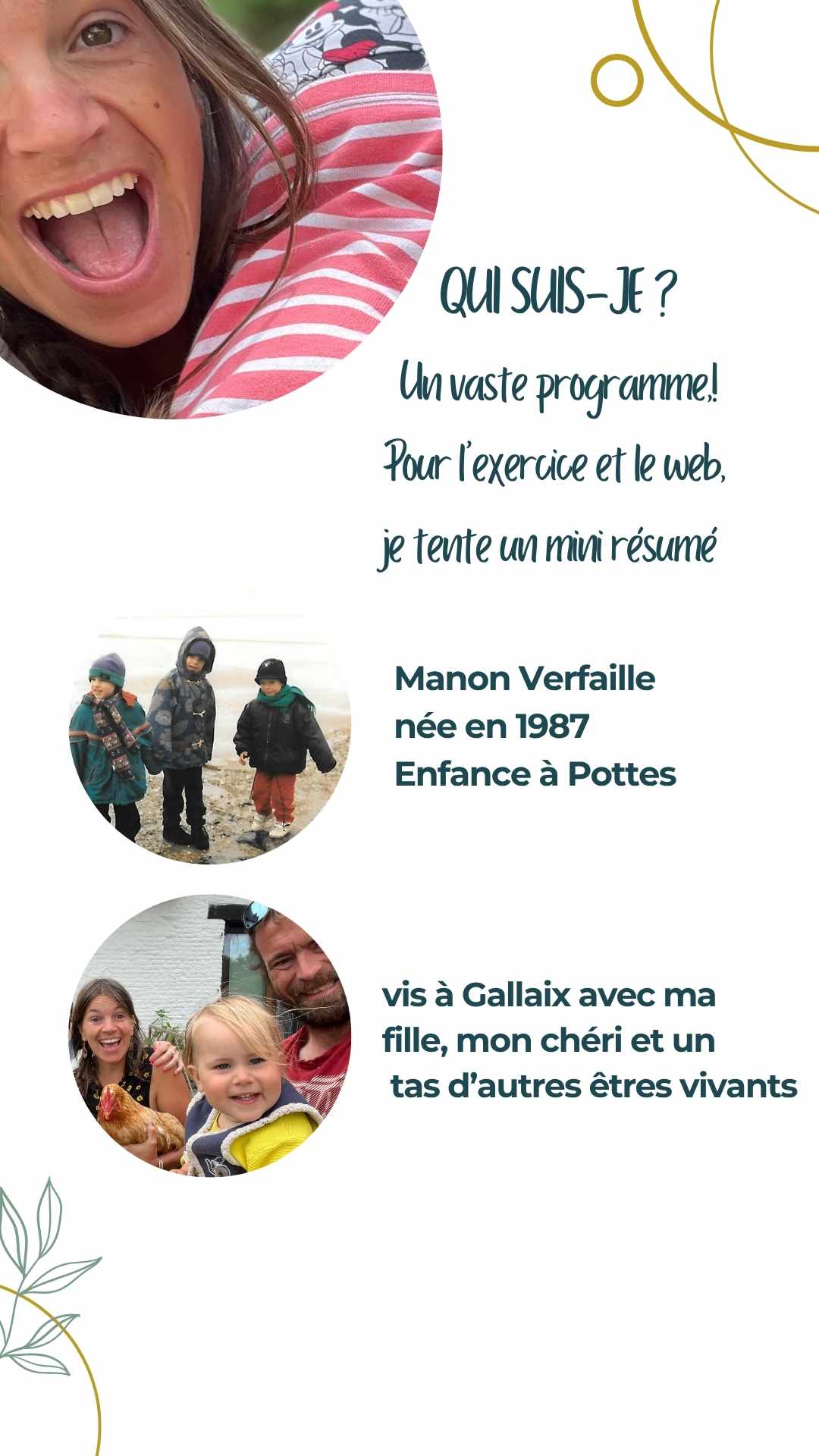 Qui suis-je jardins des liens animatrice nature permaculture coeurdonnière écocoeurdonnière émotion potager enfant