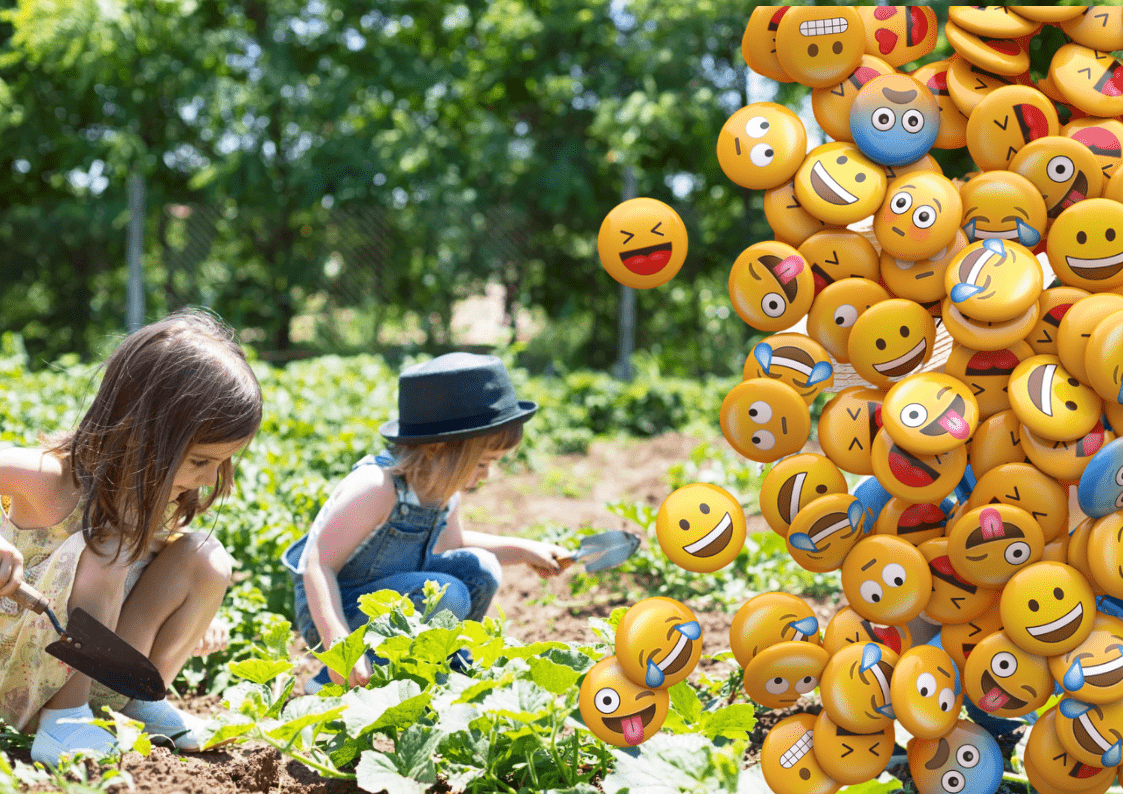 École dehors activité nature émotion potager école classe sereine classe bienveillante 