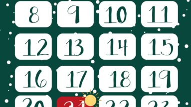 calendrier avent nature développement personnel soin de soi