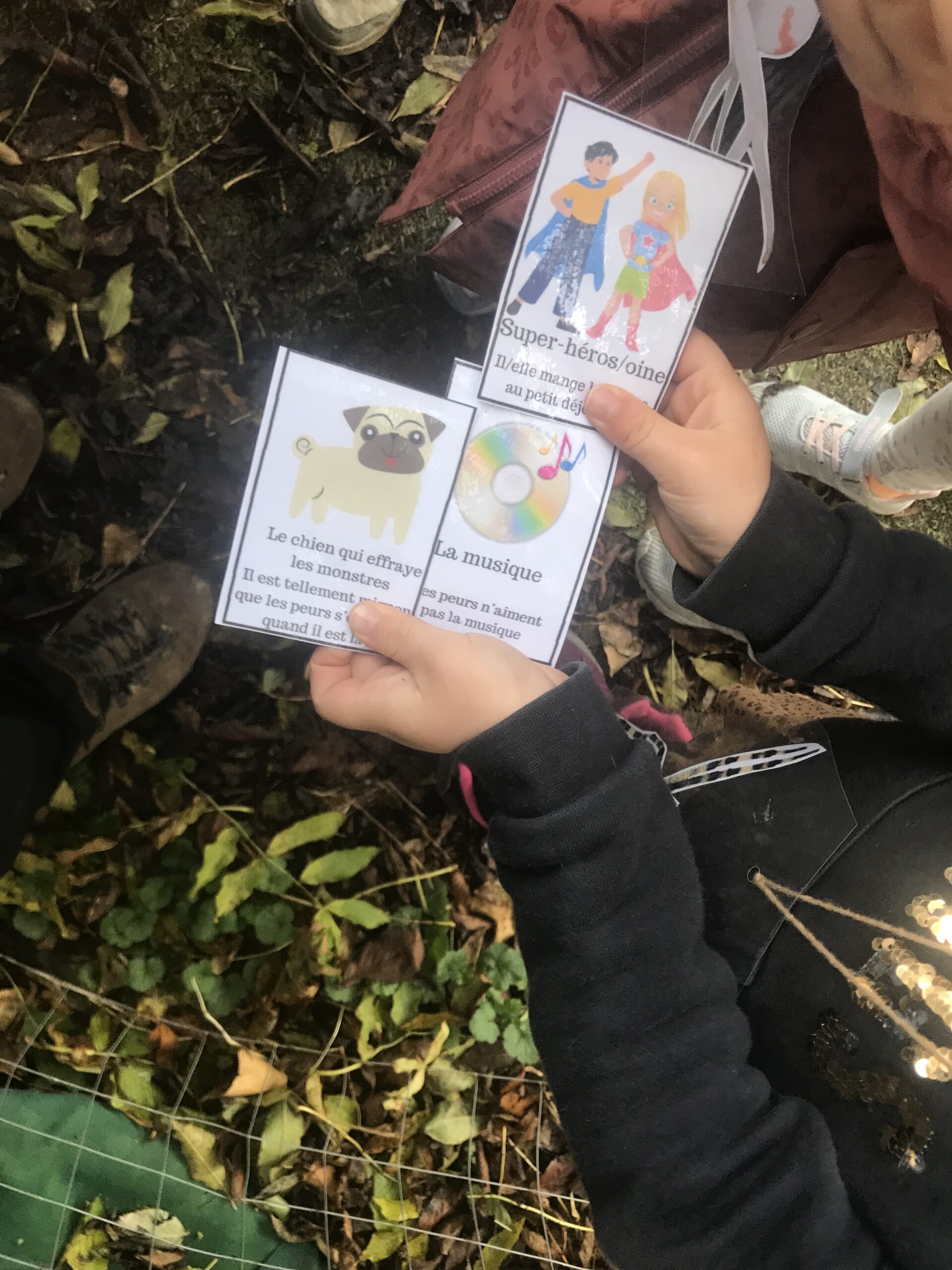 Stage peur monstre araignée enfant